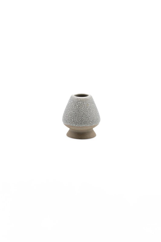 Support à chasen couleur gris raku